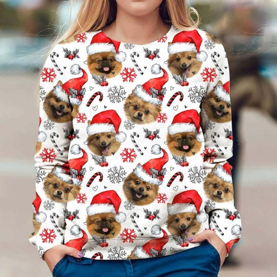 German Spitz Ugly Christmas Sweater, Perfect Holiday Gift