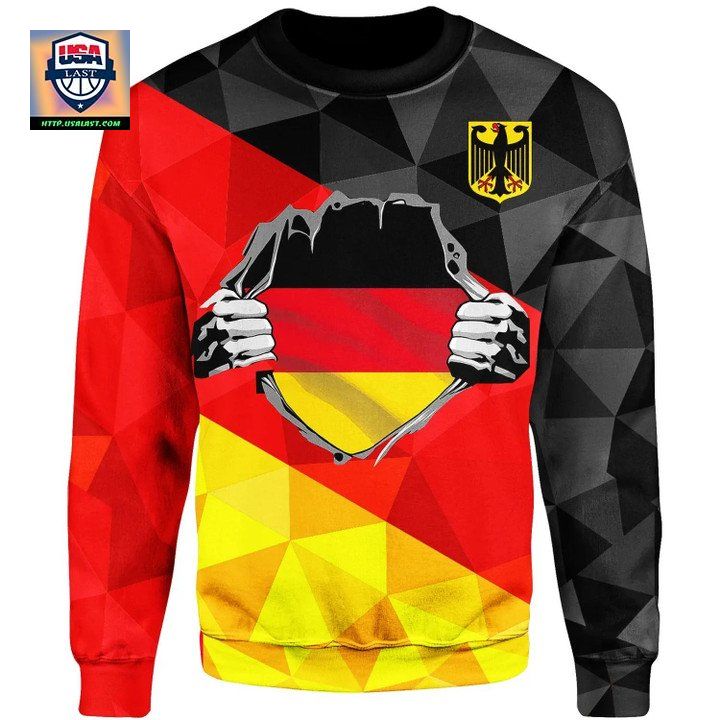 Germany Sweater Germany Coat Of Arms Flag Color Bn20