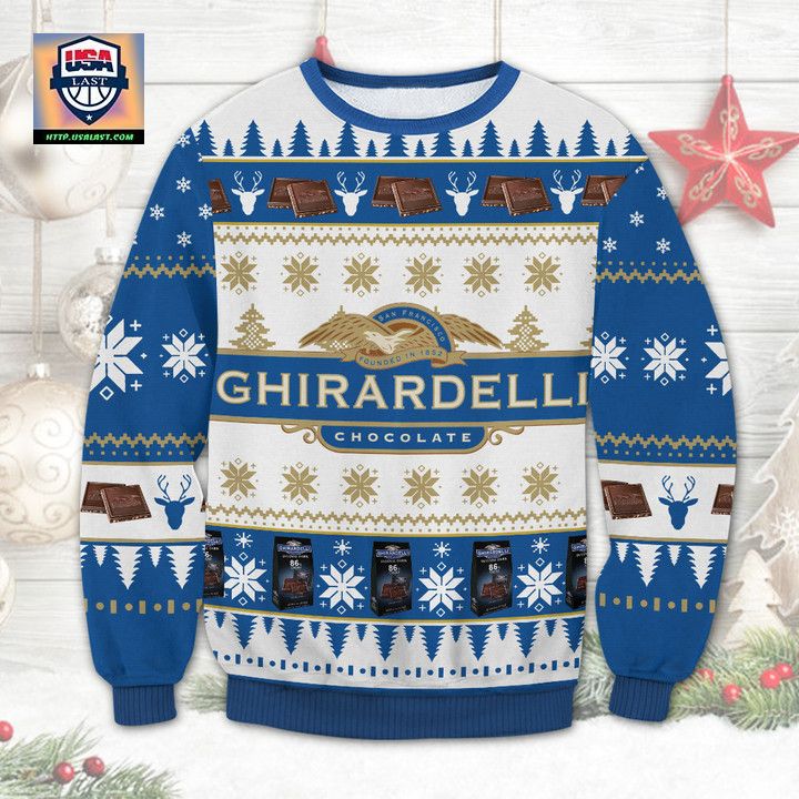 Ghirardelli Chocolate Ugly Christmas Sweater