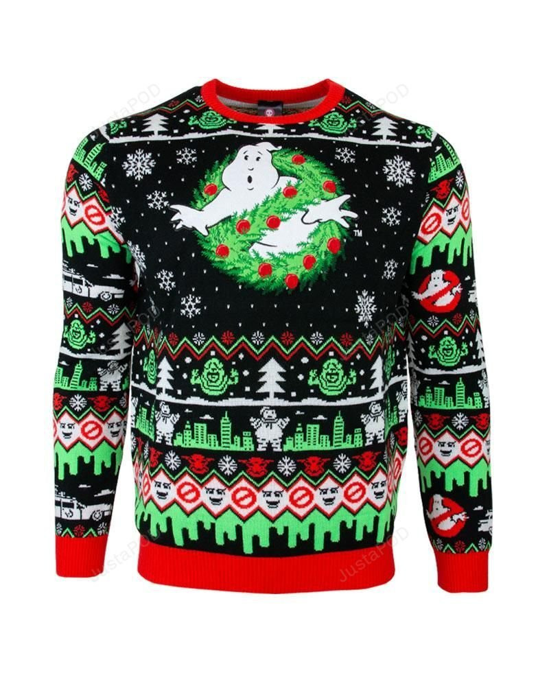 Ghostbusters Ugly Christmas Sweater, Perfect Holiday Gift