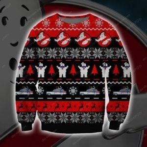 Ghostbusters Ugly Christmas Sweater, Perfect Holiday Gift