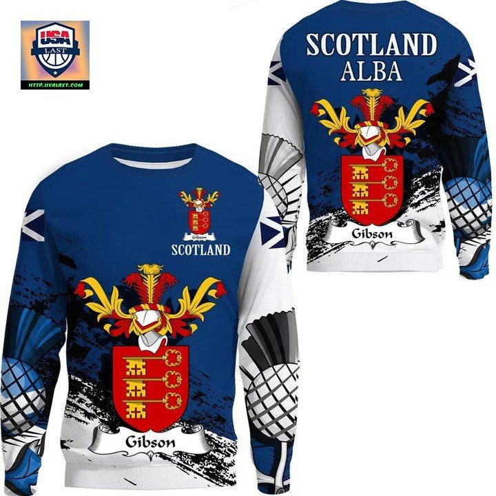 Gibson Scottish Family Crest Scotland Special Sweater 