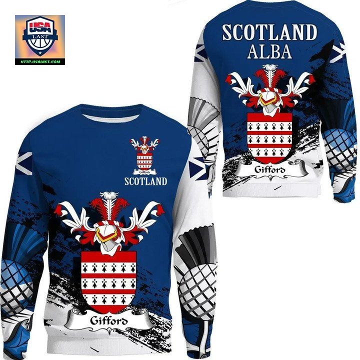 Gifford Scottish Family Crest Scotland Special Sweater 