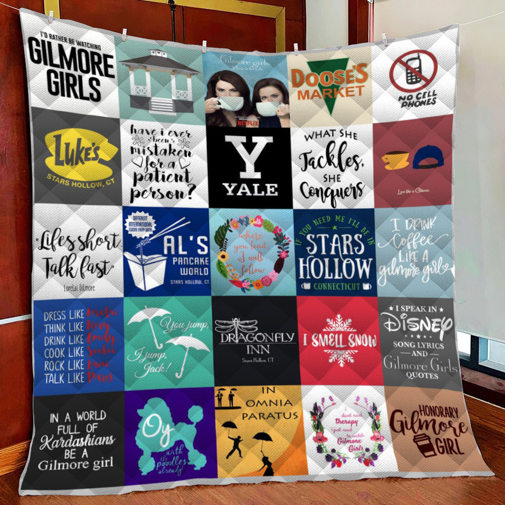 Gilmore Girl Custom Fleece Blanket Quilt Blanket