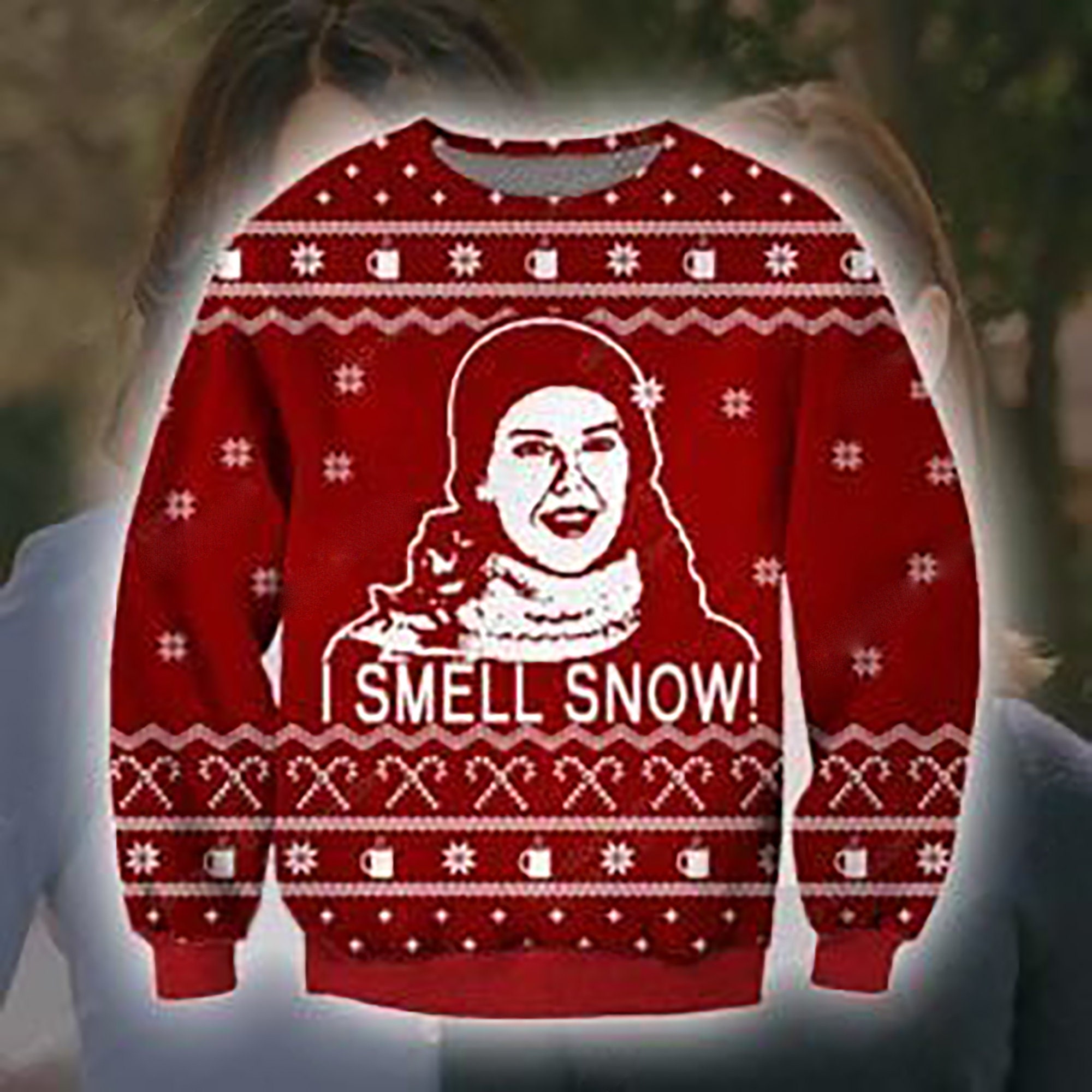 Gilmore Girls I Smell Snow Ugly Christmas Sweater