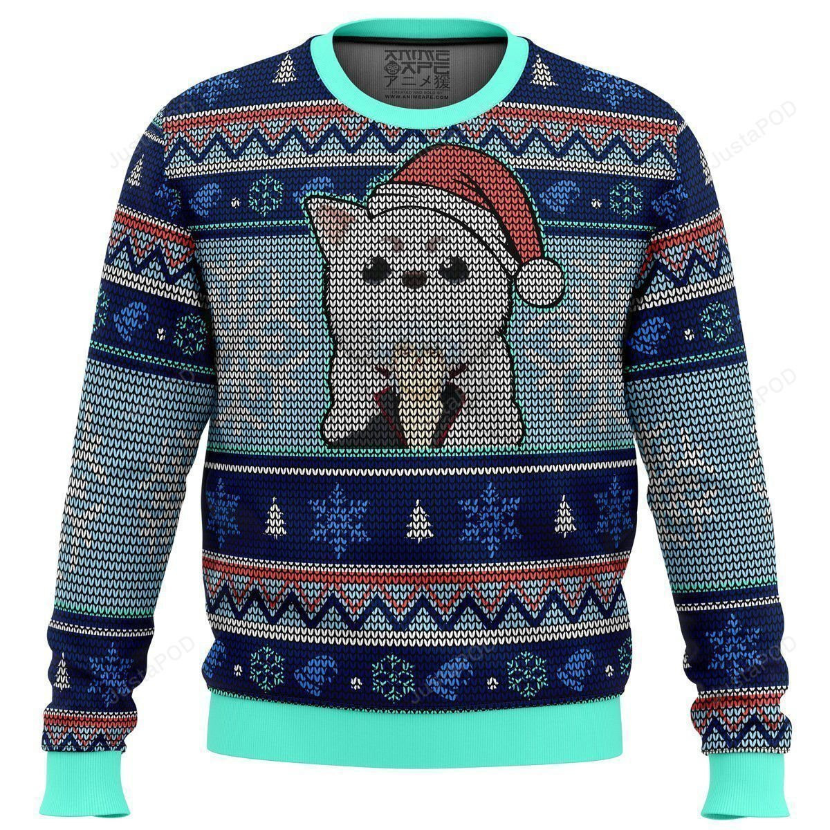 Gintoki And Sadaharu Gintama Ugly Christmas Sweater, Perfect Holiday Gift
