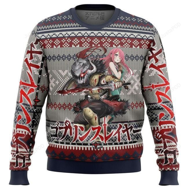 Goblin Slayer Alt Ugly Christmas Sweater, Perfect Holiday Gift