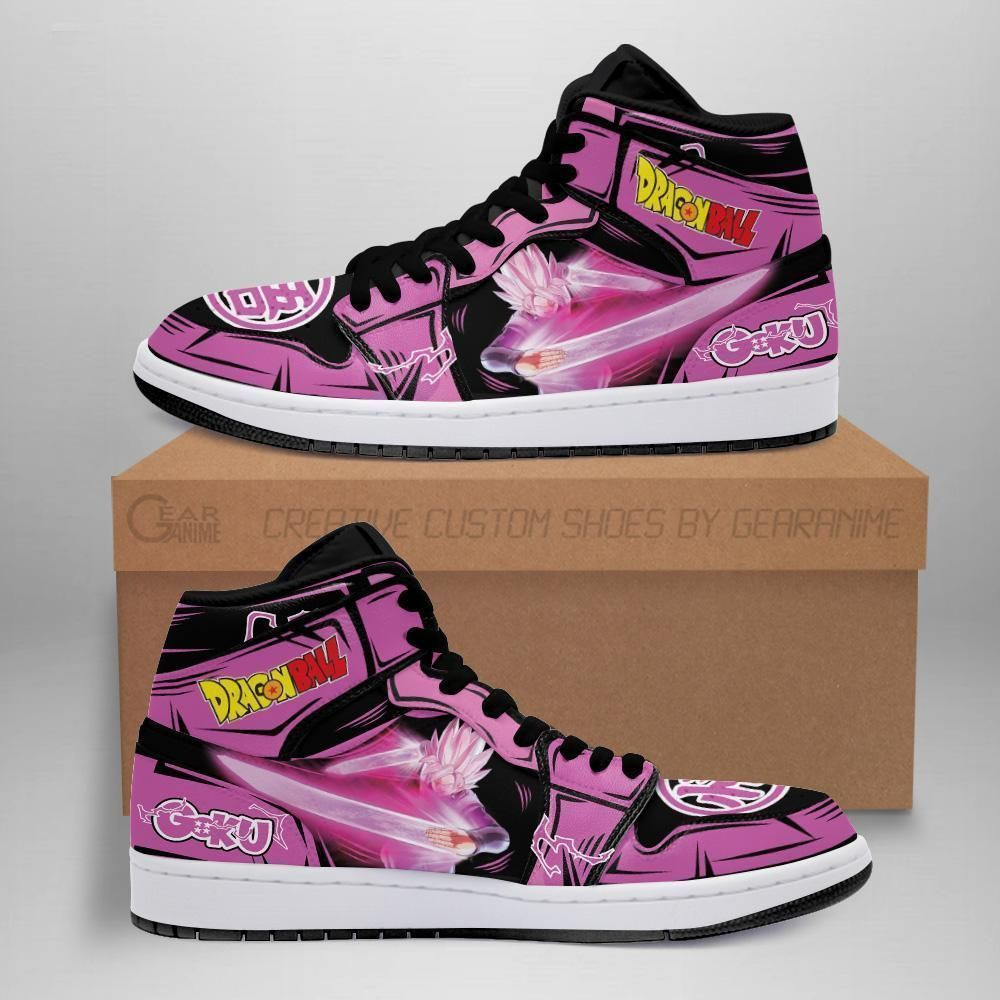 Goku Black Rose 2 Boots J1 Dragon Ball Anime Custom Shoes Sport Air Jd Sneakers