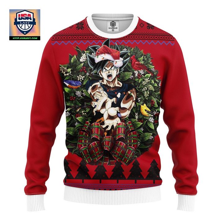 Goku Cell Dragon Ball Heroes Vegeta Noel Mc Ugly Christmas Sweater Thanksgiving Gift