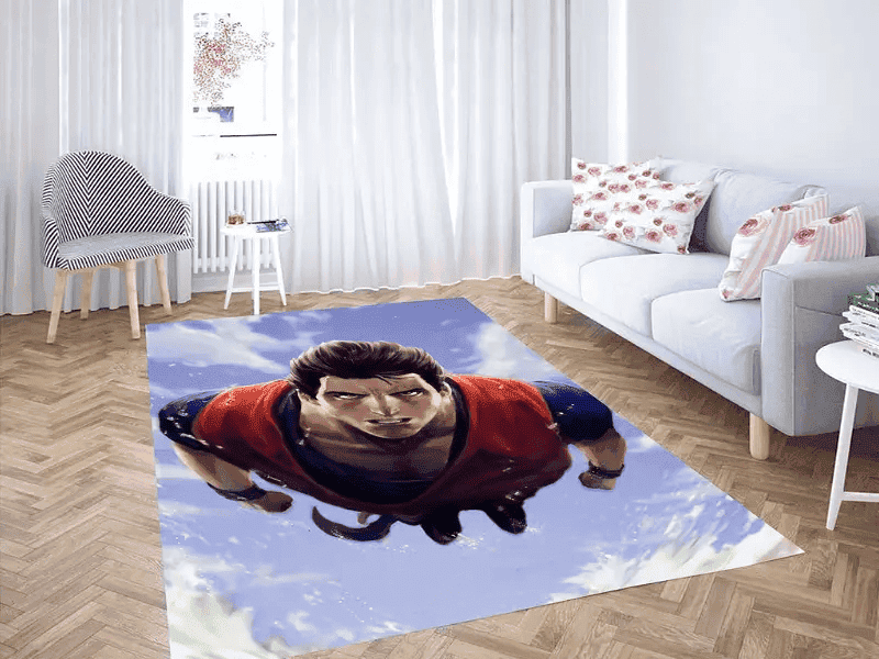Goku Digital Painting 3D Rectangle Area Rug – Full Print Carpet For Living Room & Bedroom Home Decor