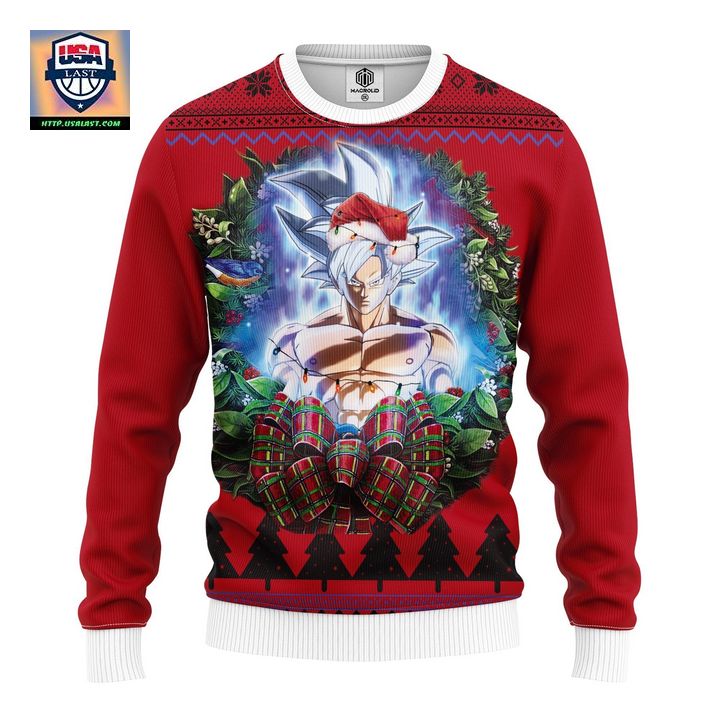 Goku Dragon Ball Vegeta Super Saiyan Noel Mc Ugly Christmas Sweater Thanksgiving Gift