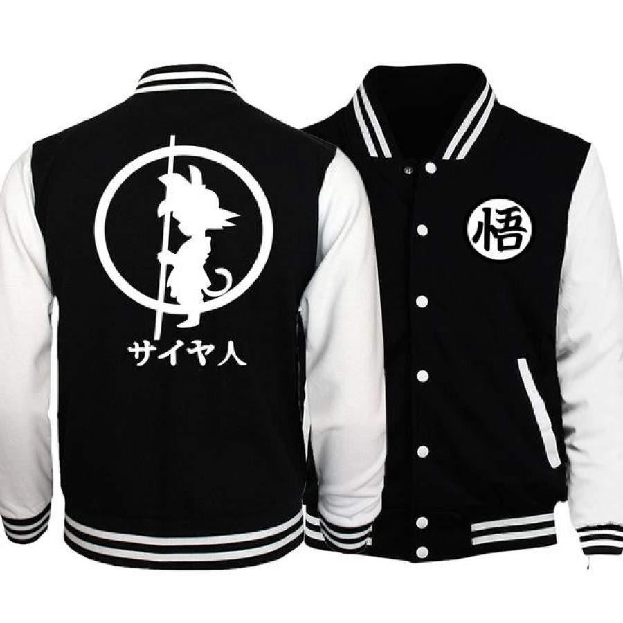 Goku Dragon Ball Z Anime Baseball Jacket for Men & Women | Anime Fan Gift