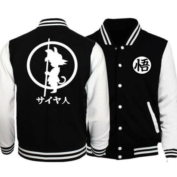 Goku Dragon Ball Z Anime Baseball Jacket for Men & Women | Anime Fan Gift