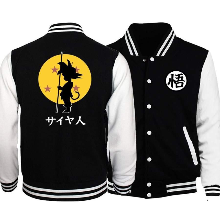 Goku Dragon Ball Z Anime Baseball Jacket for Men & Women | Anime Fan Gift