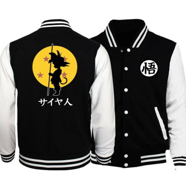 Goku Dragon Ball Z Anime Baseball Jacket for Men & Women | Anime Fan Gift