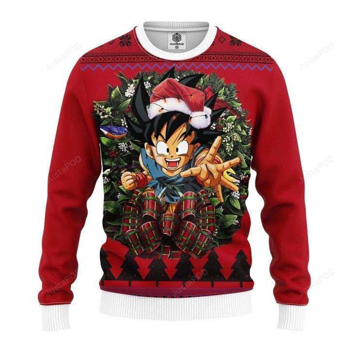 Goku Kid Dragon Ball Z Ugly Christmas Sweater,