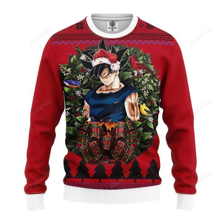 Goku Ultra Instinct Sign Shintani Noel Mc Ugly Christmas Sweater, Perfect Holiday Gift