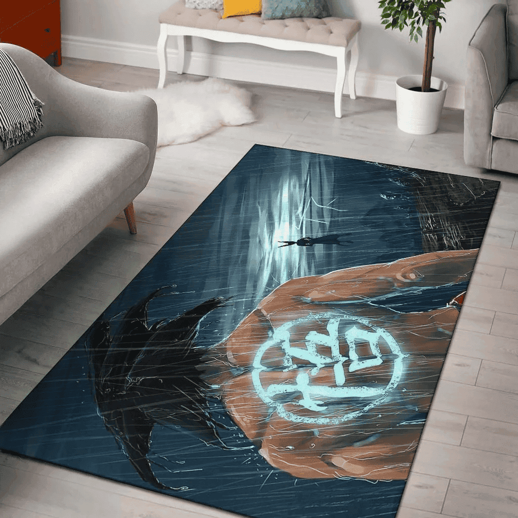Goku Vs Beerus Hd Art 3D Rectangle Area Rug – Full Print Carpet For Living Room & Bedroom Home Decor