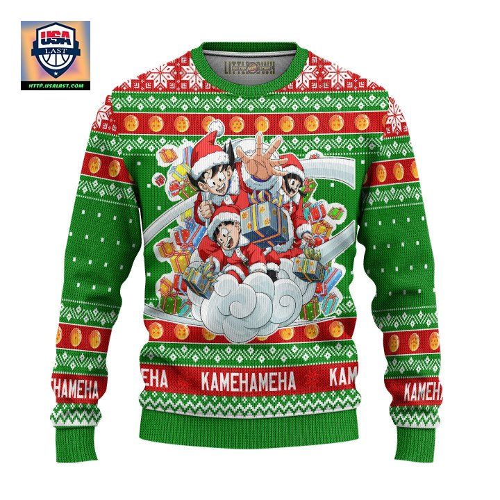 Goku X Gohan X Chi Chi Dragon Ball Ugly Christmas Sweater And 3D Hoodie Xmas Gift