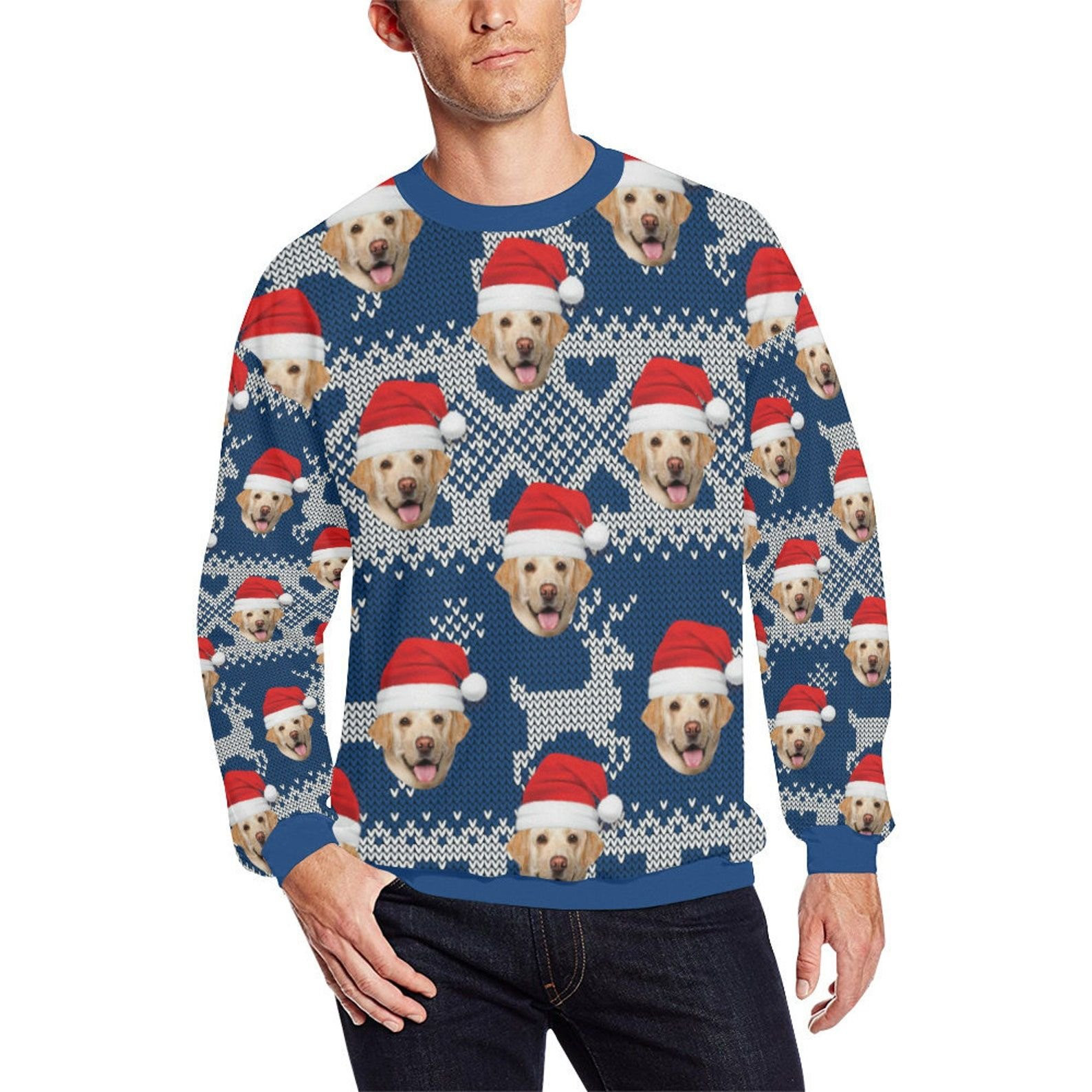 Gold Retriever Dog For Dog Lovers Ugly Christmas Sweater,