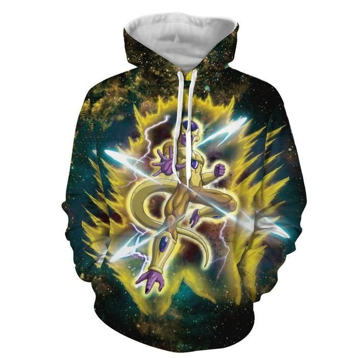 Golden Frieza 3D All Over Print Hoodie & Zip Hoodie