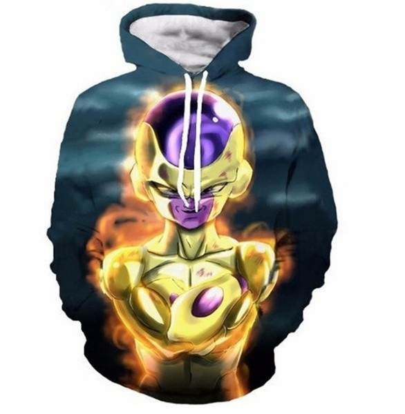 Golden Frieza 3D All Over Print Hoodie & Zip Hoodie