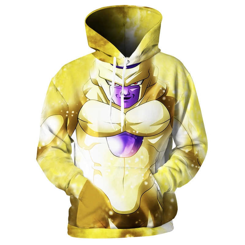 Golden Frieza 3D All Over Print Hoodie & Zip Hoodie
