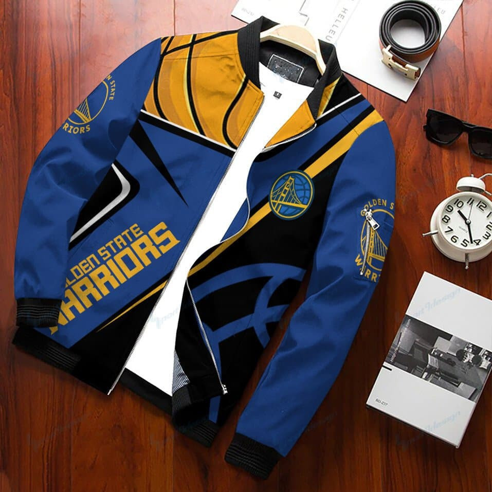 Golden State Warriors Bomber Jacket | NBA Team Jacket for Men & Women | Basketball Fan Gift