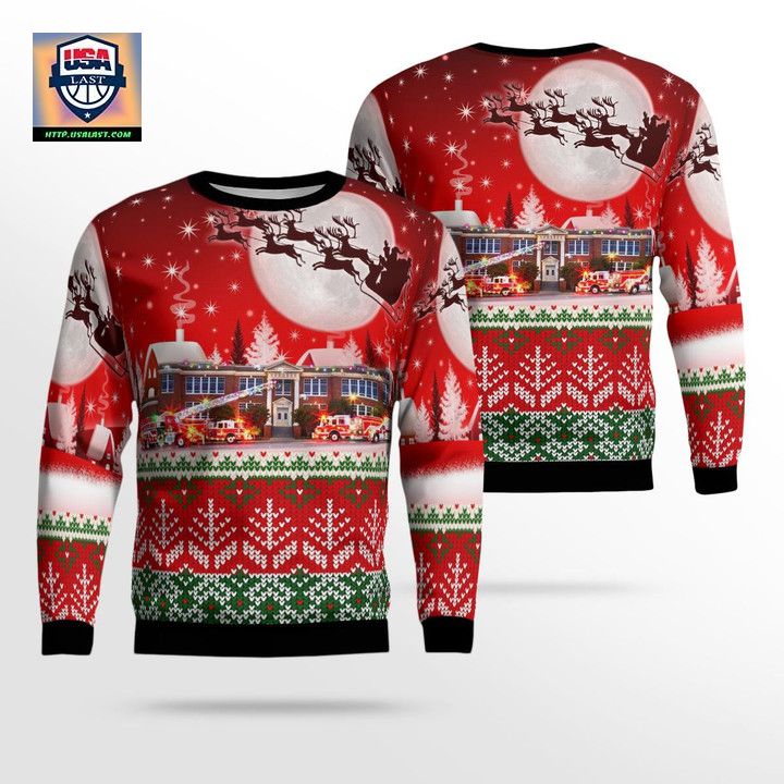 Goochland Virginia Goochland County Fire-Rescue Christmas Sweater 3D