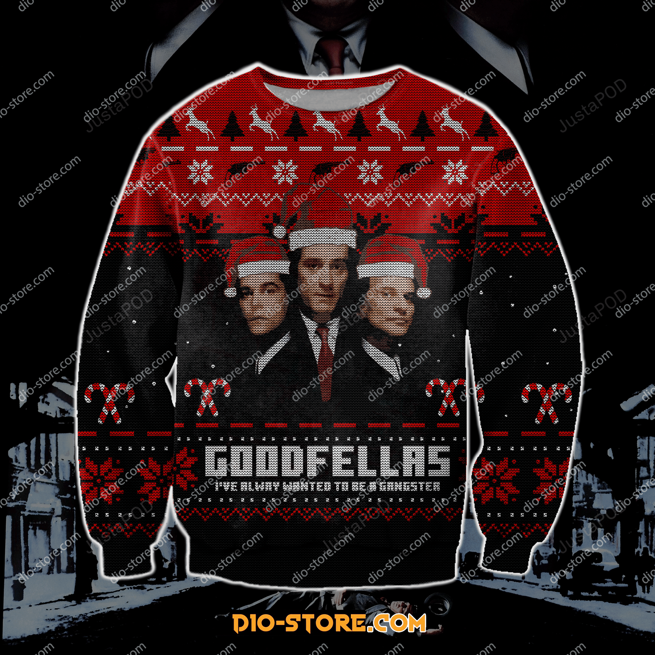 Goodfellas 3D Print Ugly Christmas Sweater, Perfect Holiday Gift