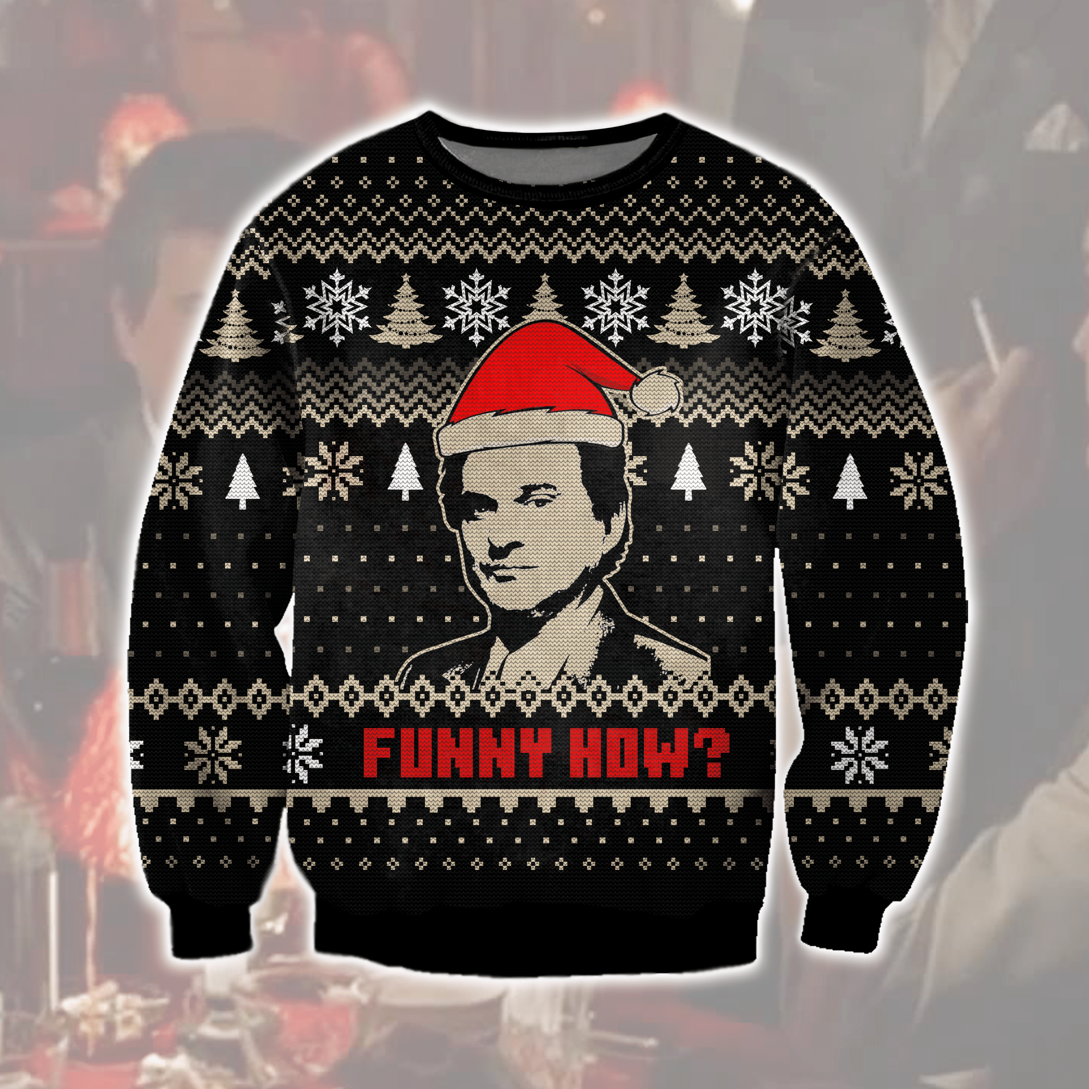 Goodfellas Funny How 3D Print Ugly Christmas Sweater