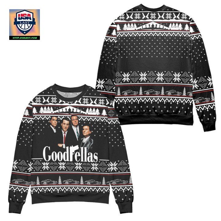 Goodfellas Movie Poster Ugly Christmas Sweater Black