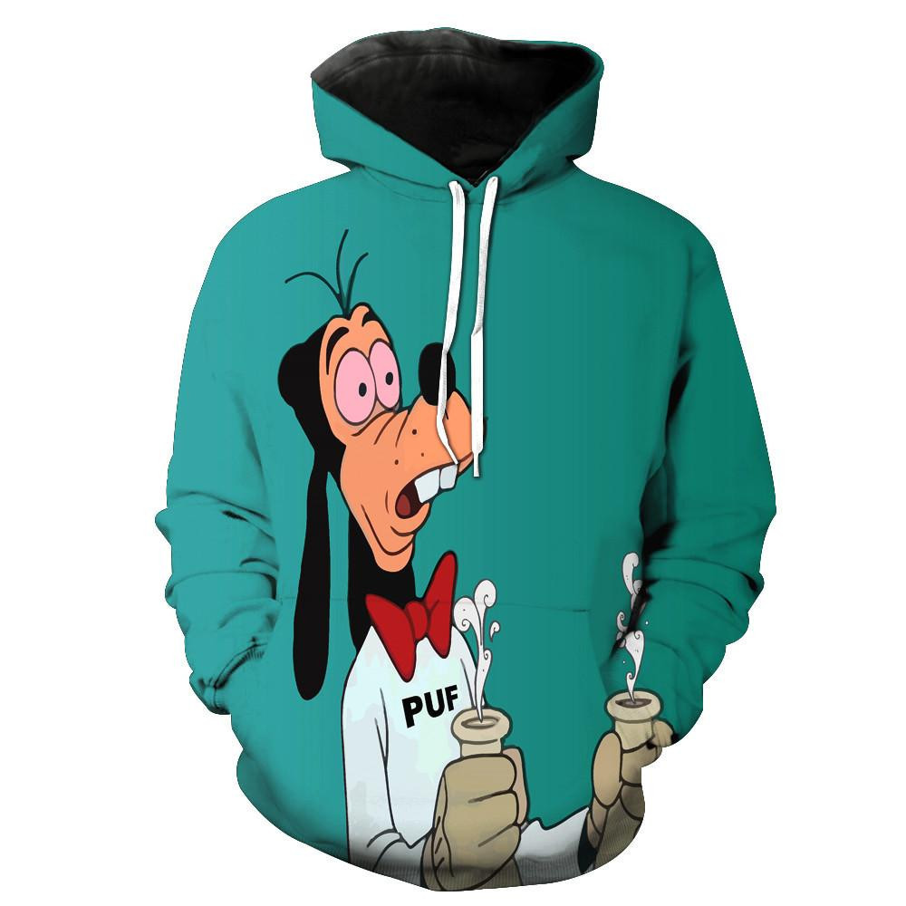 Goofy 3D All Over Print Hoodie & Zip Hoodie
