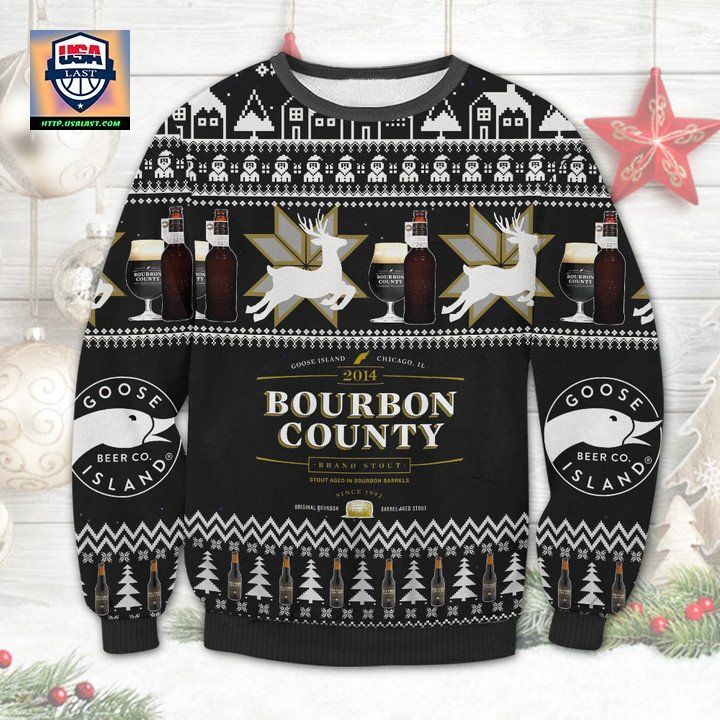 Goose Island Beer Ugly Christmas Sweater