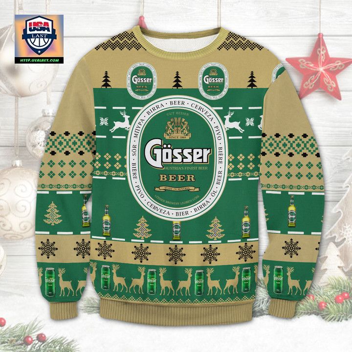 Gosser Beer Ugly Christmas Sweater