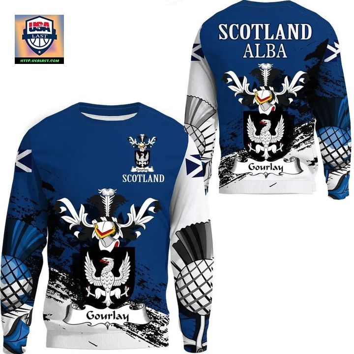 Gourlay Scottish Family Crest Scotland Special Sweater 