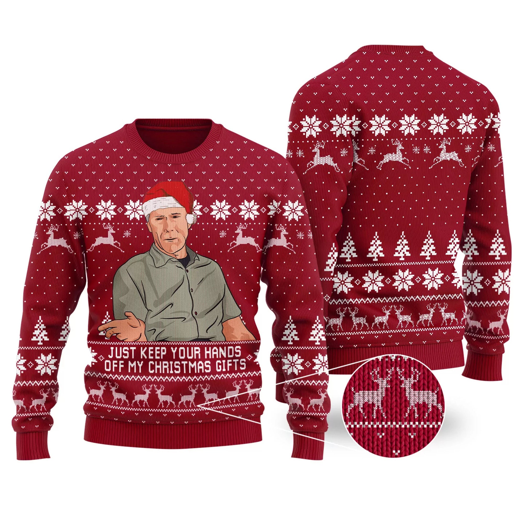 Gran Torino Eastwood Ugly Christmas Sweater