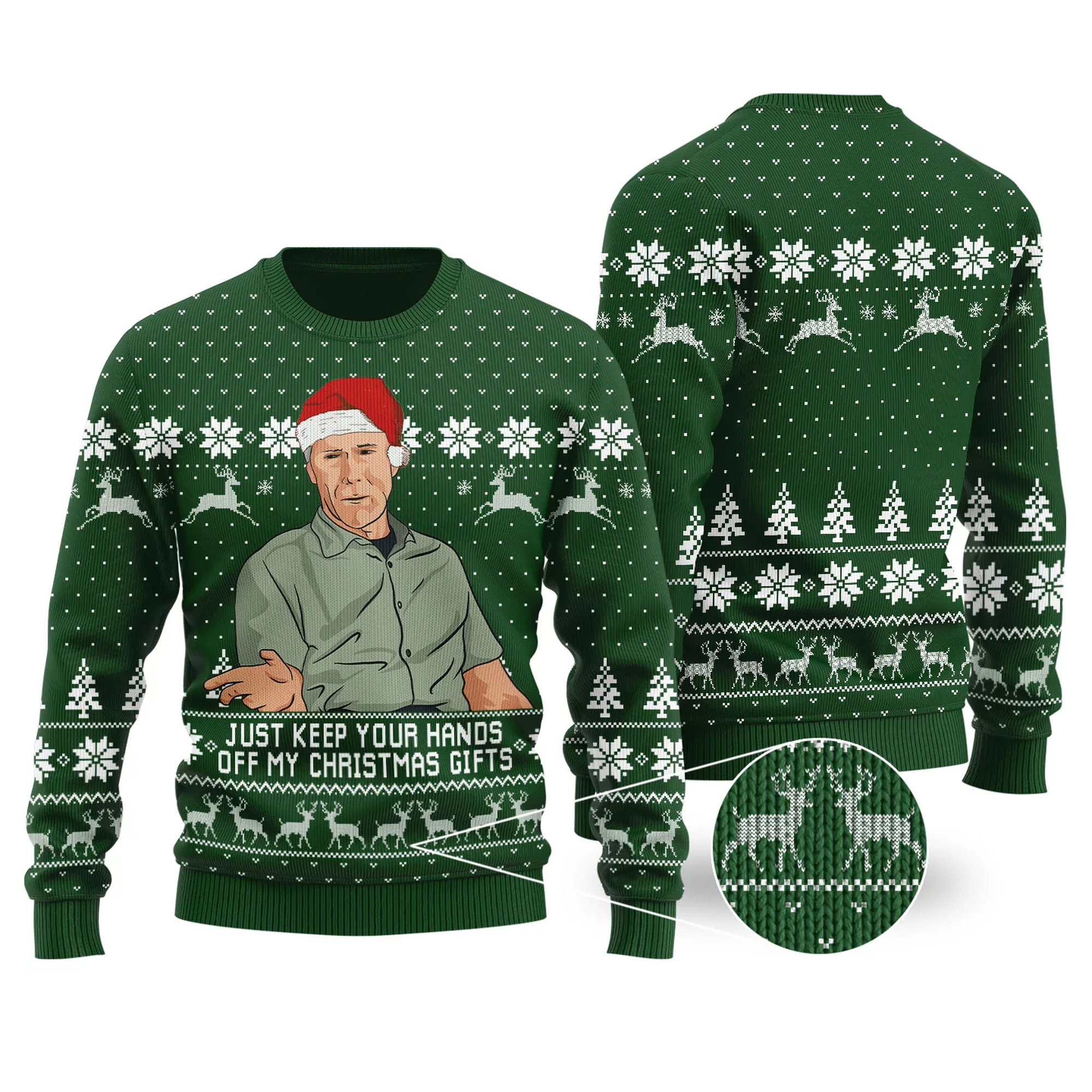 Gran Torino Eastwood Ugly Christmas Sweater