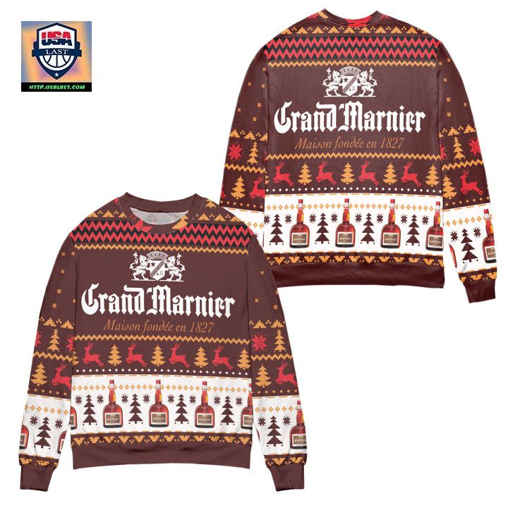 Grand Marnier Maison Fondee En 1827 Ugly Christmas Sweater