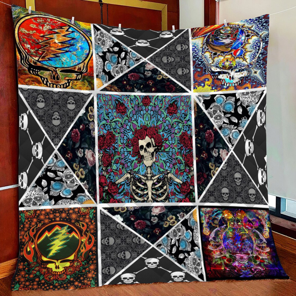 Grateful Dead Fleece Blanket Quilt Blanket For Bed