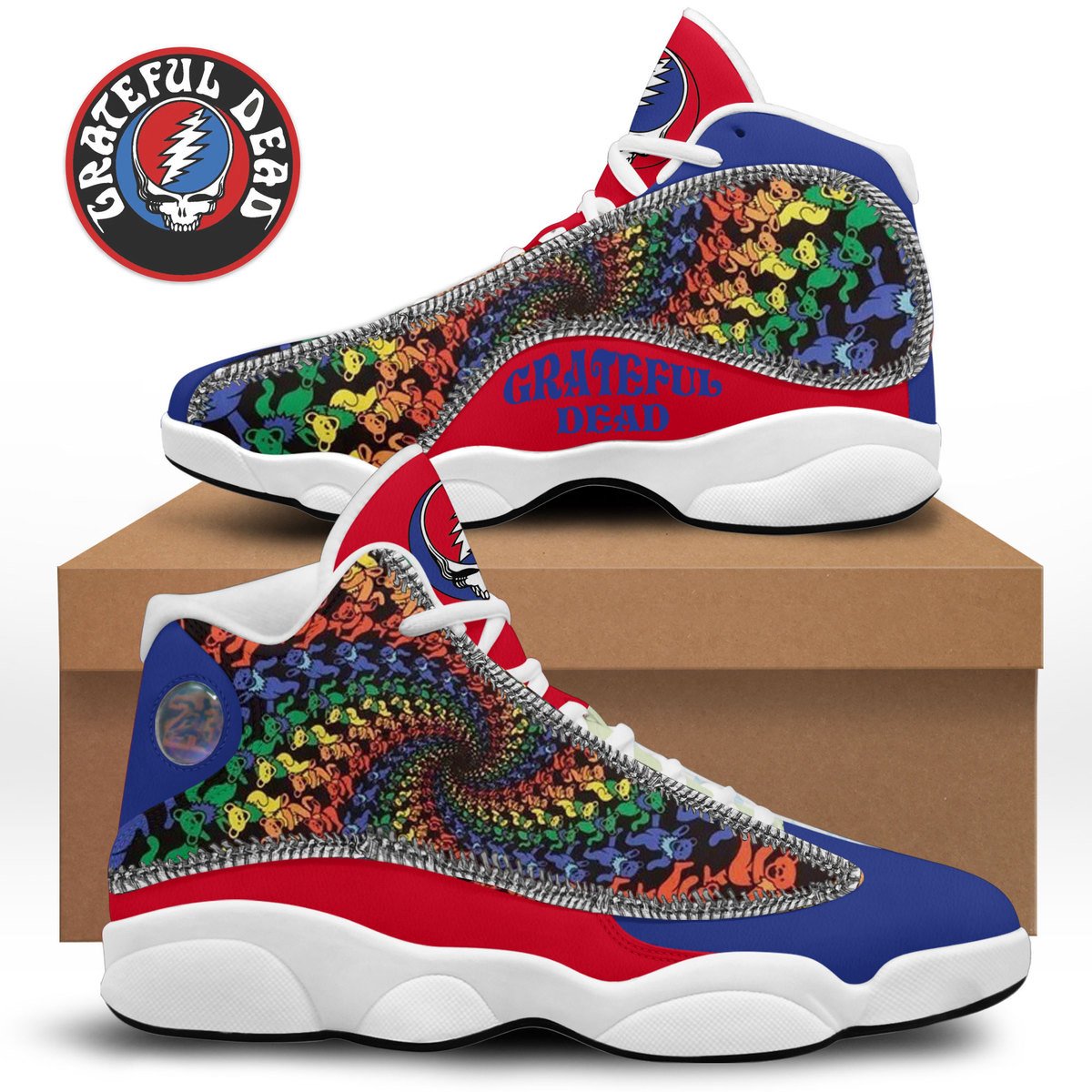 Grateful Dead JD13 Sneakers Shoes for Men & Women | Stylish Streetwear Shoes