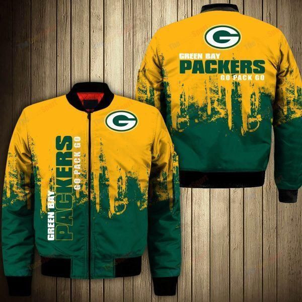 Green Bay Packers Bomber Jacket | NFL Team Jacket for Men & Women | Football Fan Gift