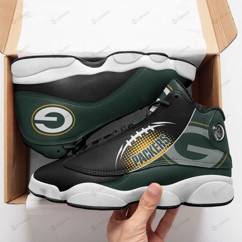 Green Bay Packers JD13 Sneakers Shoes for Men & Women | Custom Fan Gift