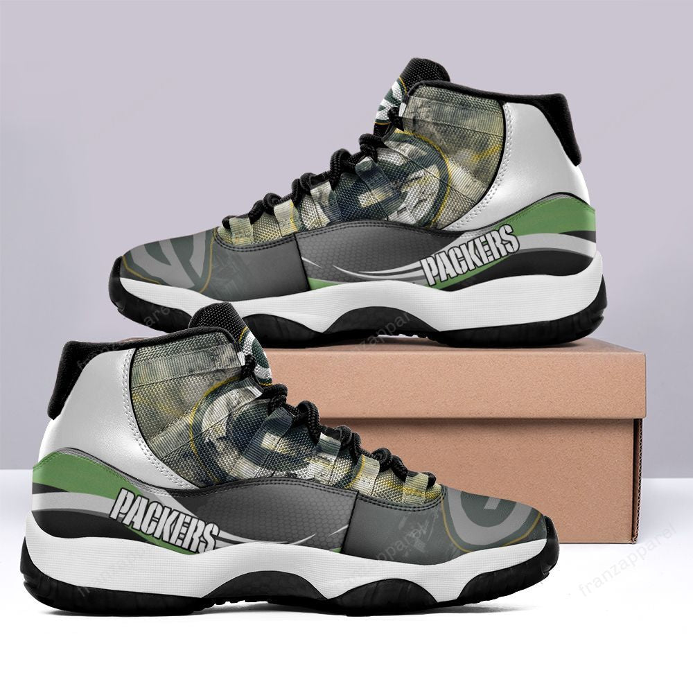 Green Bay Packers JD13 Sneakers Shoes for Men & Women | Custom Fan Gift