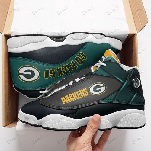 Green Bay Packers JD13 Sneakers Shoes for Men & Women | Custom Fan Gift