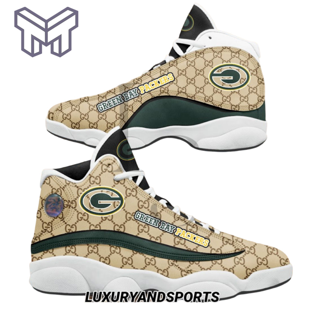 Green Bay Packers JD13 Sneakers Shoes for Men & Women | Custom Fan Gift