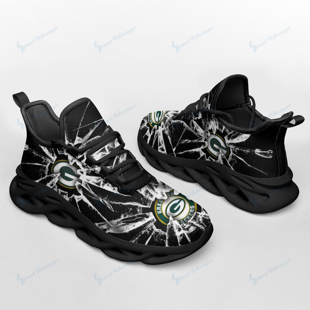 Green Bay Packers Max Soul Shoes Sneakers for Men And Women – NFL Football Fan Shoes, Team Sneakers - Image 4