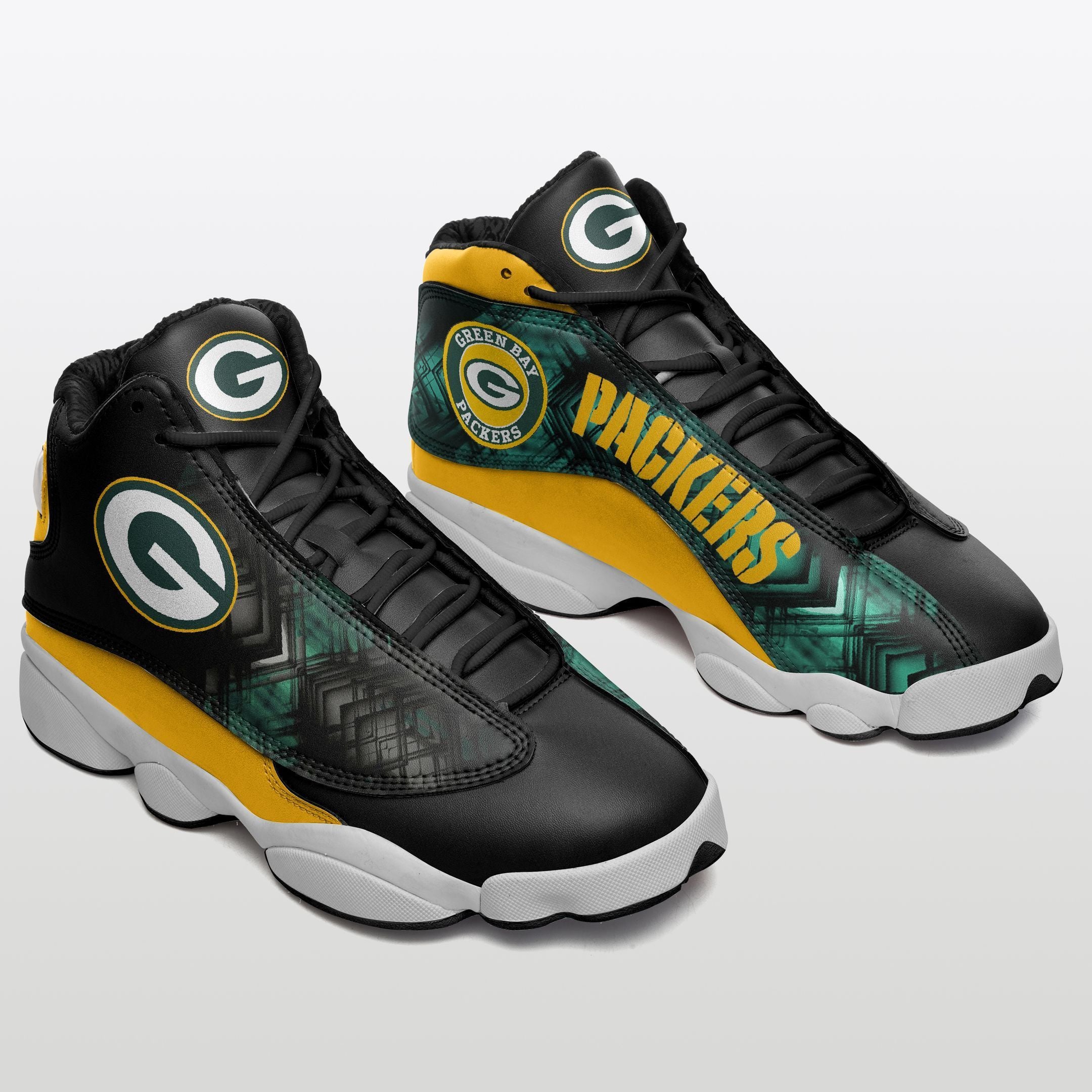 Green Bay Packers NFL JD13 Sneakers Shoes for Men & Women | Custom Fan Gift