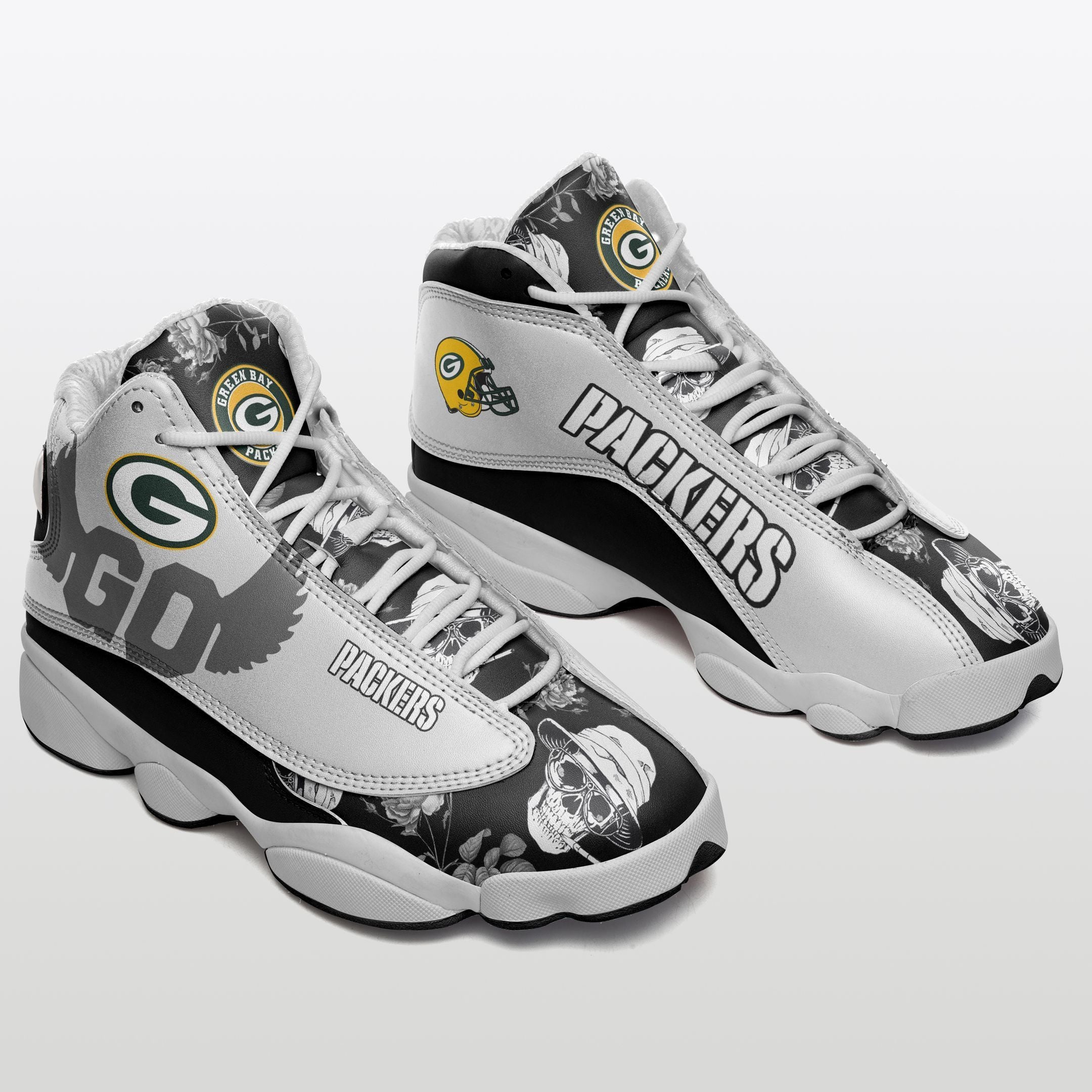 Green Bay Packers NFL JD13 Sneakers Shoes for Men & Women | Custom Fan Gift