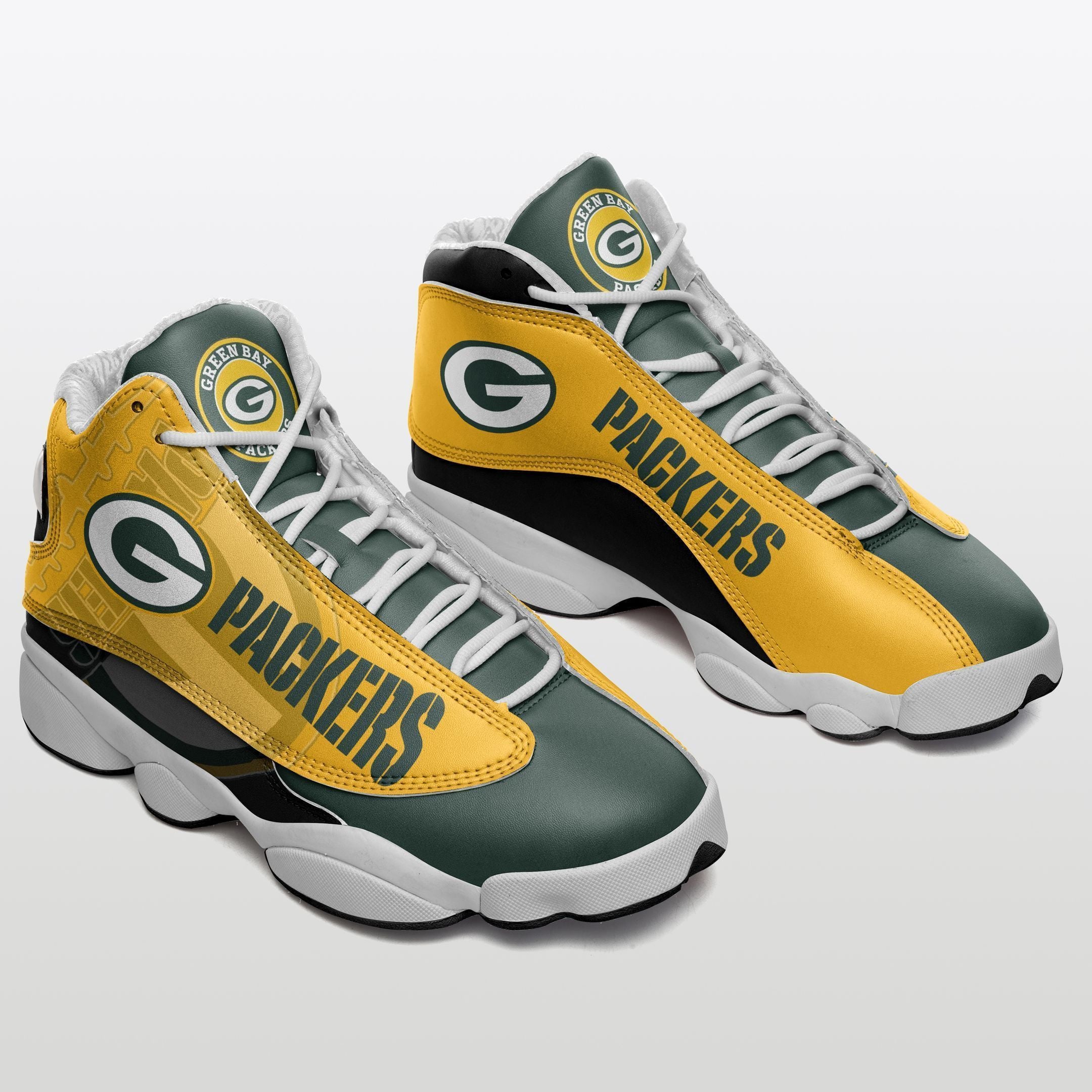 Green Bay Packers NFL JD13 Sneakers Shoes for Men & Women | Custom Fan Gift